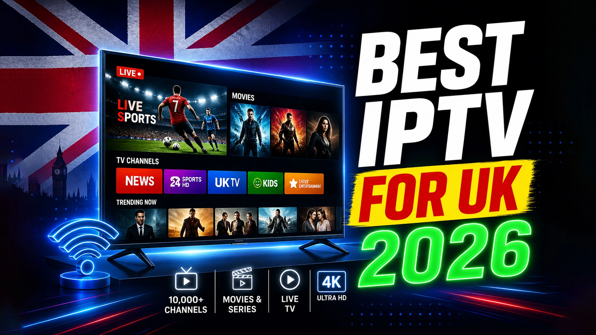 Best IPTV for UK
