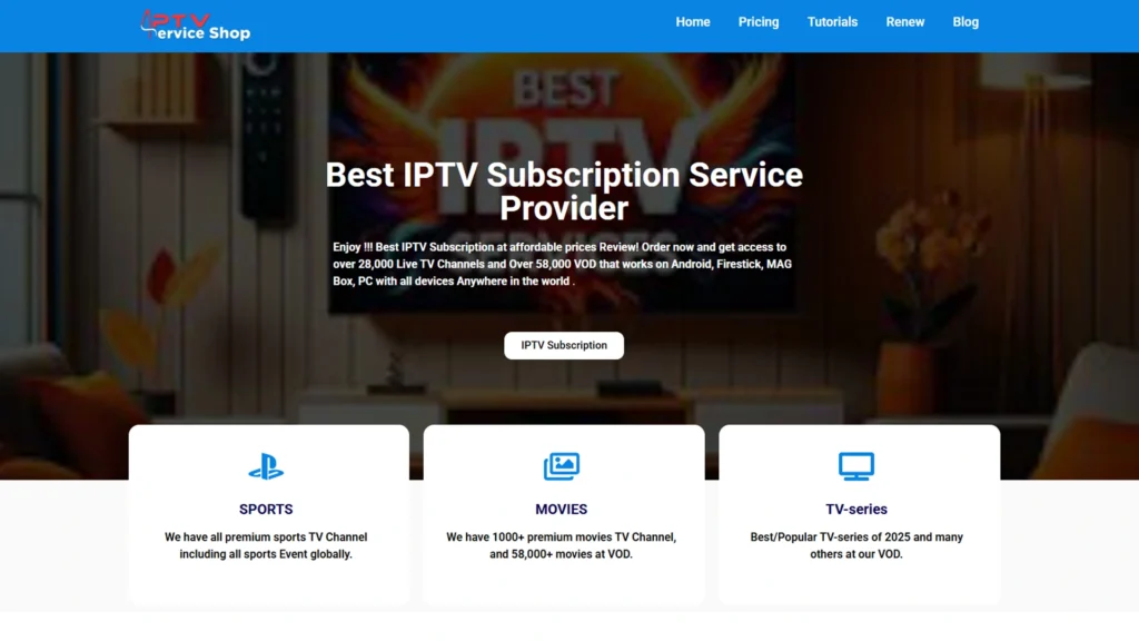 IPTV Service Shop