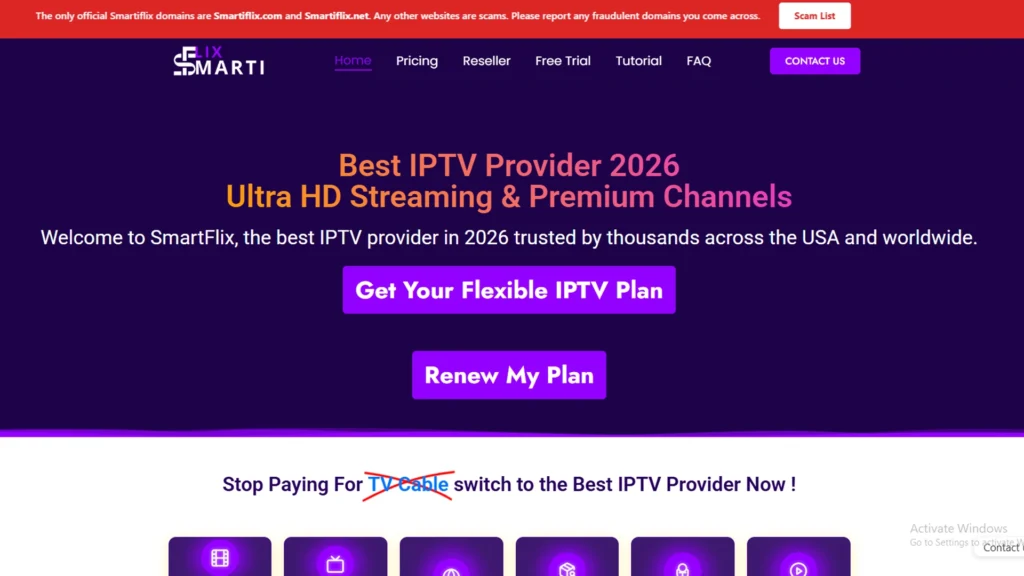 Smartiflix Home Page