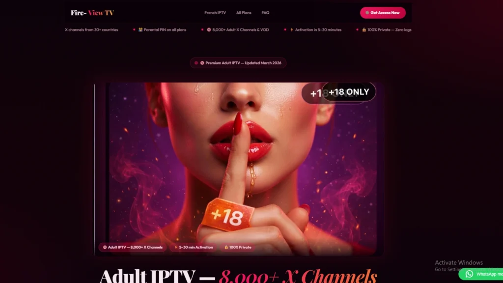 Fire View TV Home page
