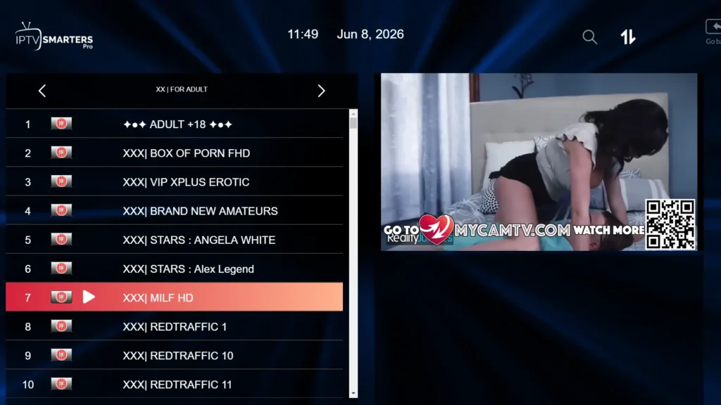 Adult IPTV work