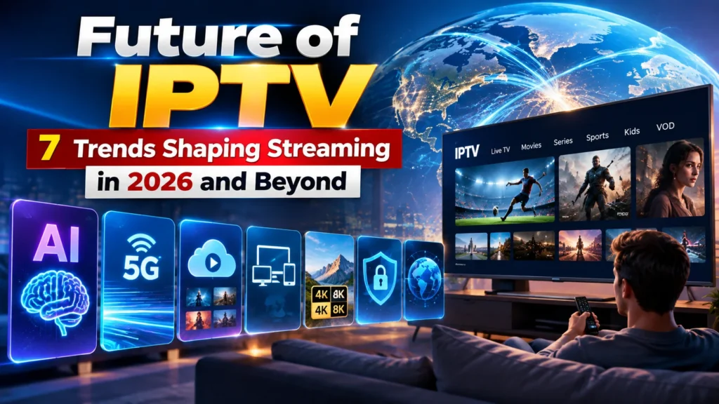Future of IPTV 7 trends shaping streaming in 2026 including AI, 5G, cloud, 4K and 8K